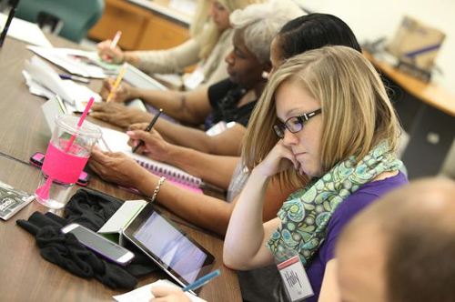 Patrick F. Healy Middle School Teachers Participate in Mobile Technology Workshop 