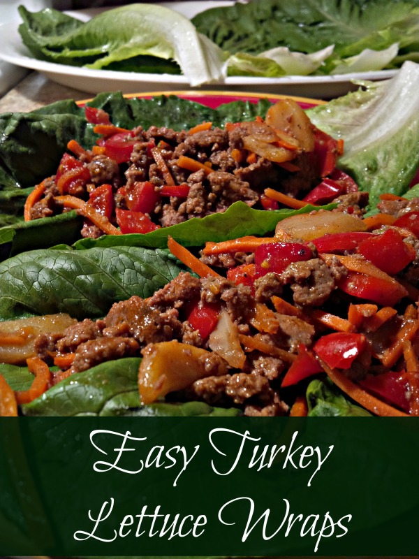 easy turkey lettuce wraps