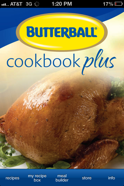 Butterball Cookbook Plus App 