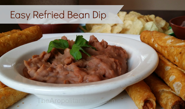 Easy Refried Bean Dip