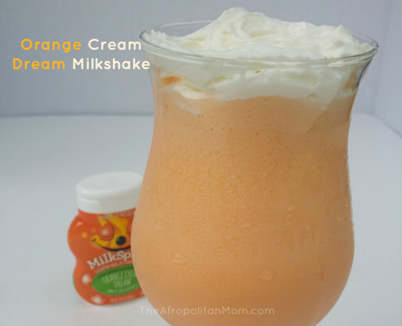 Orange Cream Dream Milkshake-#milksplash