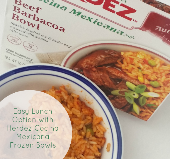 Easy Lunch Option with Herdez Cocina Mexicana Frozen Bowls