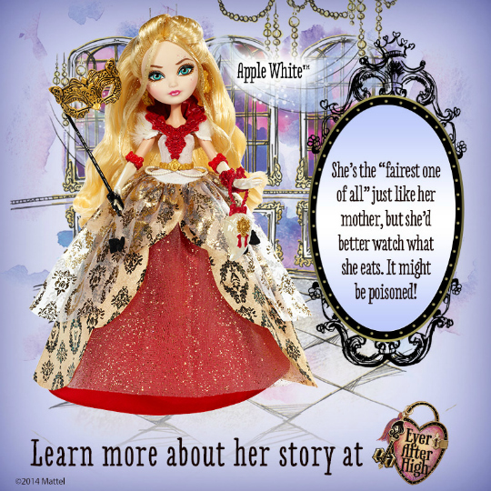 Ever After High Apple White Thronecoming Doll READ