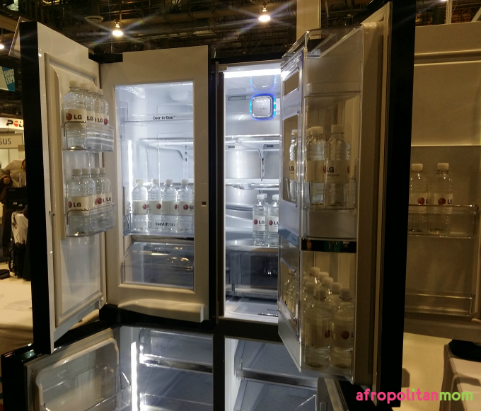 LG double door-in-door mega-capacity refrigerator