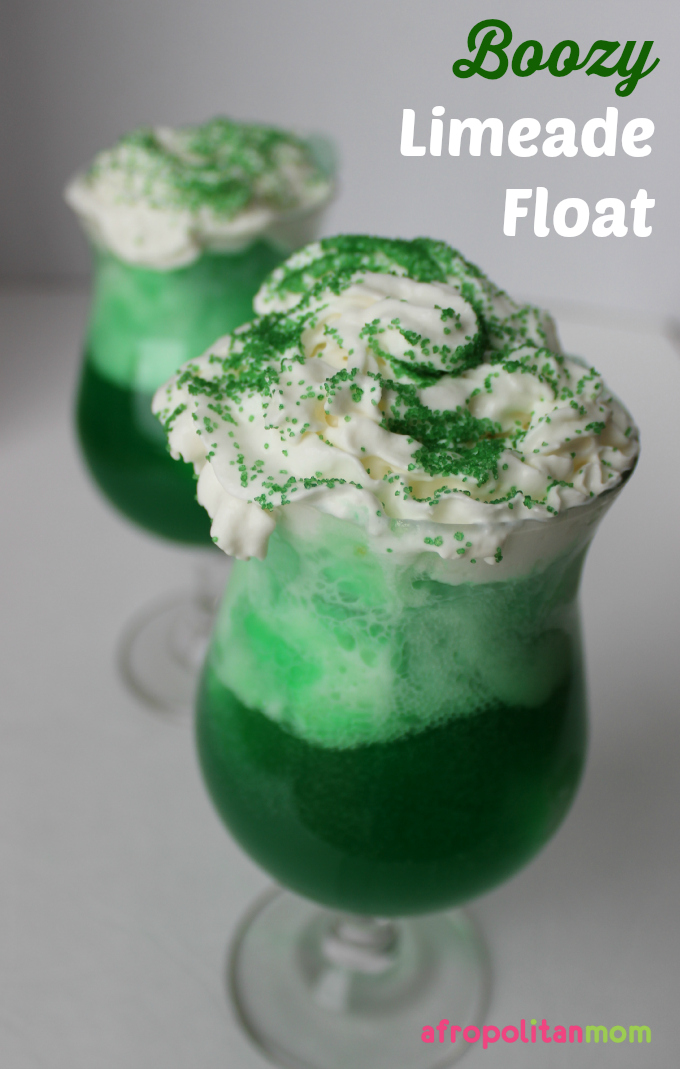 Boozy Limeade Float