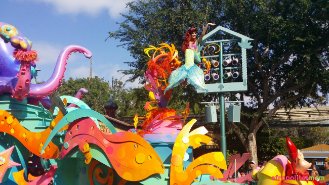 Ariel at the Disneyland Soundsational Parade