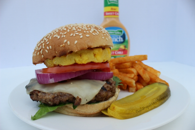 Grilled Sweet Chili Ranch Burgers Recipe