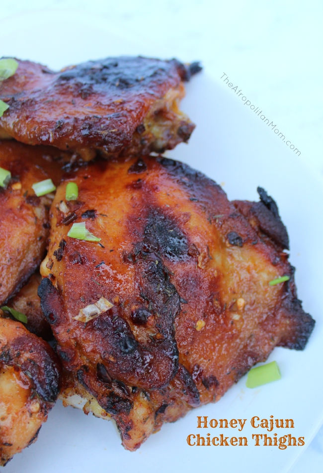 Honey Cajun Chicken Thighs - Easy Barbecue Recipes