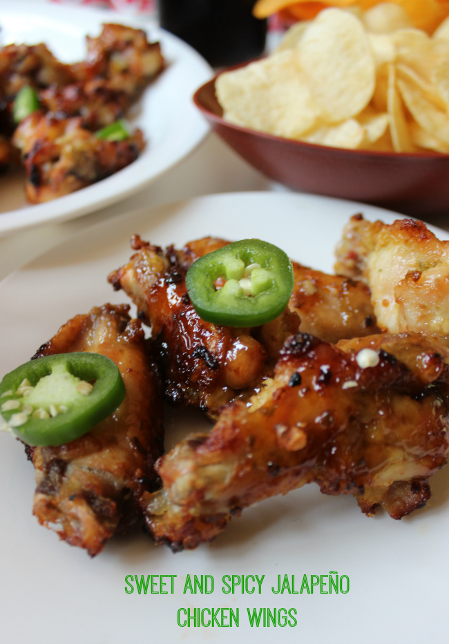 Baked Sweet and Spicy Jalapeño Chicken Wings