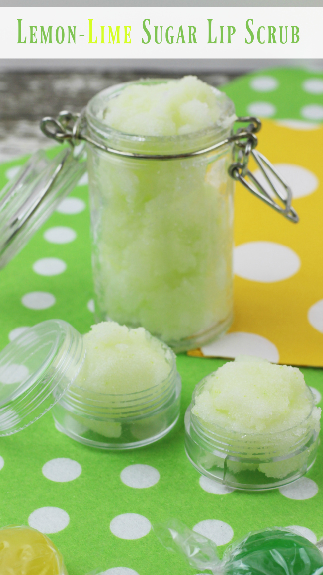 Easy DIY Lemon Lime Lip Scrub