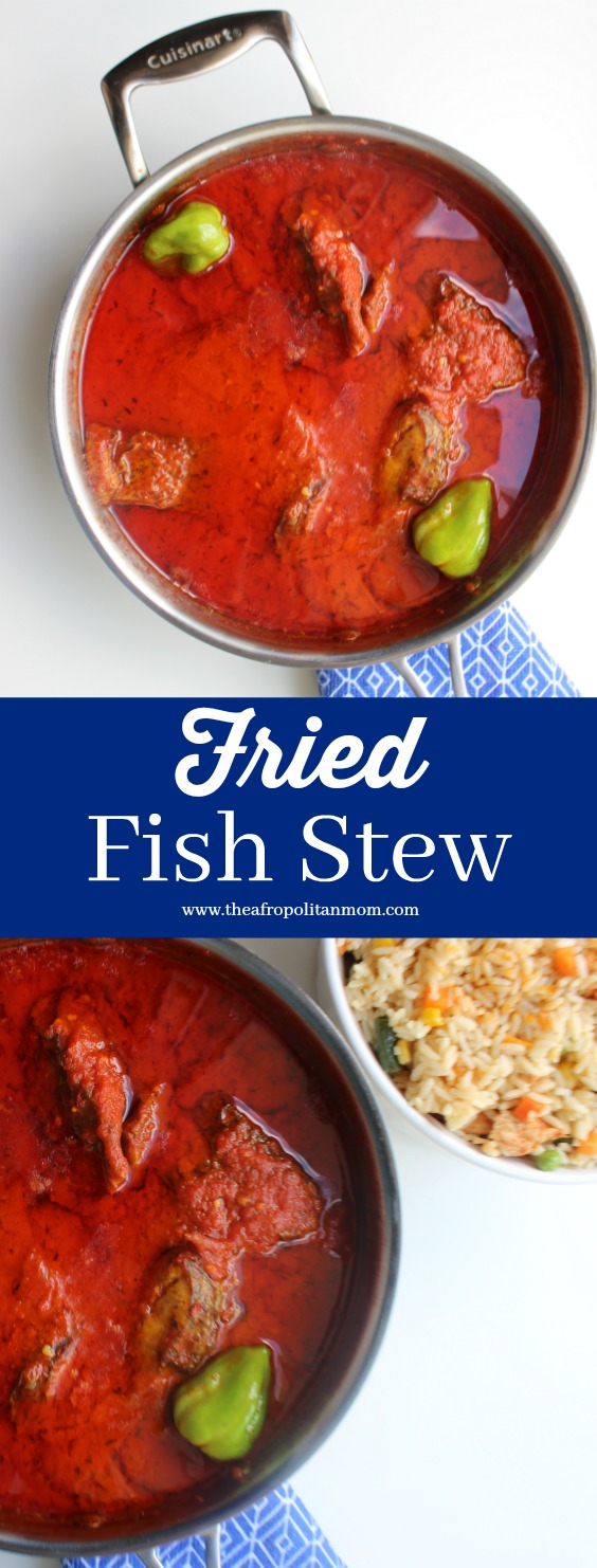 Authentic African Fish Stew - Nigerian Fried Fish Stew. An African event isn't complete without this recipe.