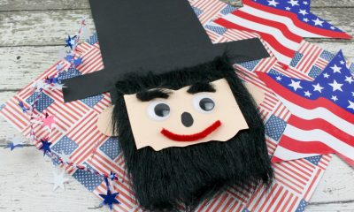 President's Day Craft for Kids - Abe Lincoln Paper Bag Craft