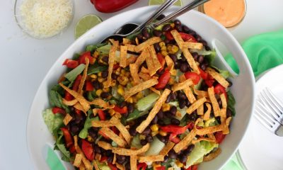 Vegetarian Tostada Salad