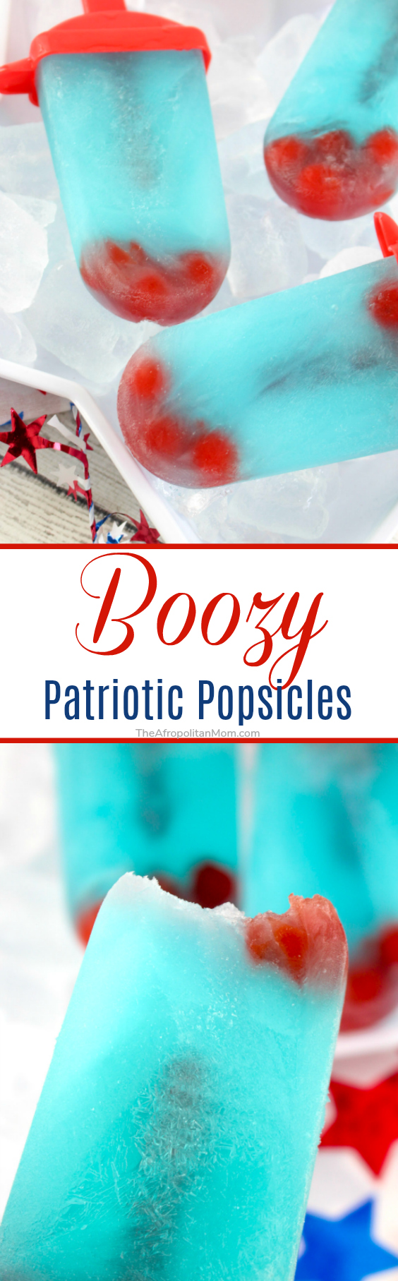 Celebrate fourth of July with this Boozy Patriotic Popsicles