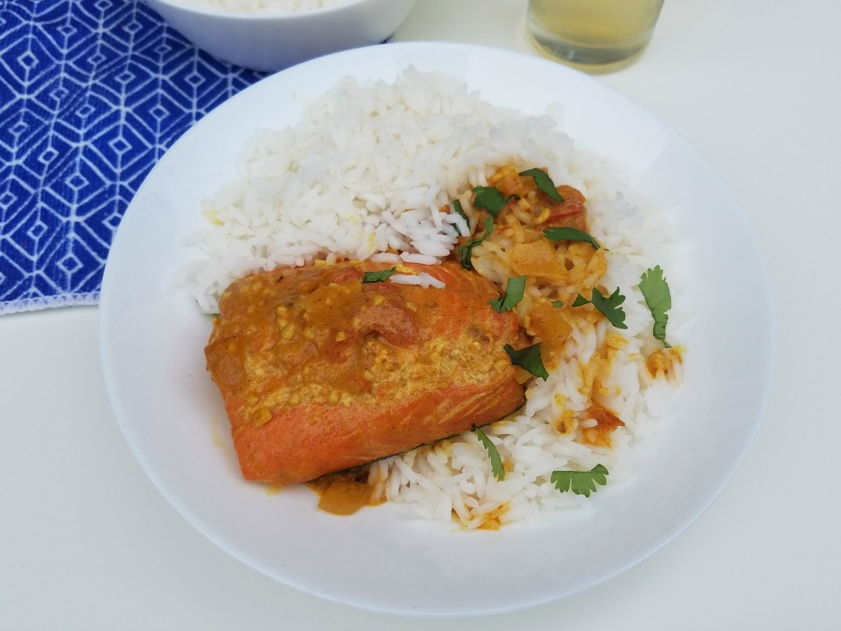 Easy Coconut-Salmon Curry