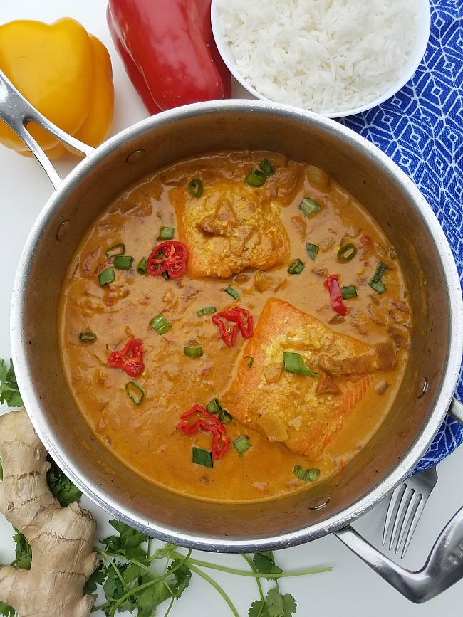 Indian coconut curry fish recipe