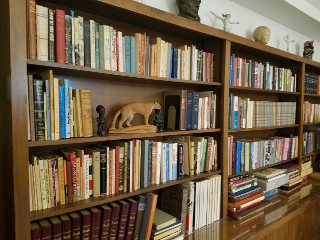 Book shelf in Walt Disney Office