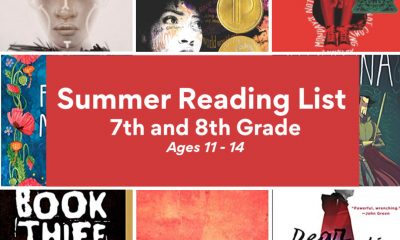 Summer Reading List for 7th and 8th graders
