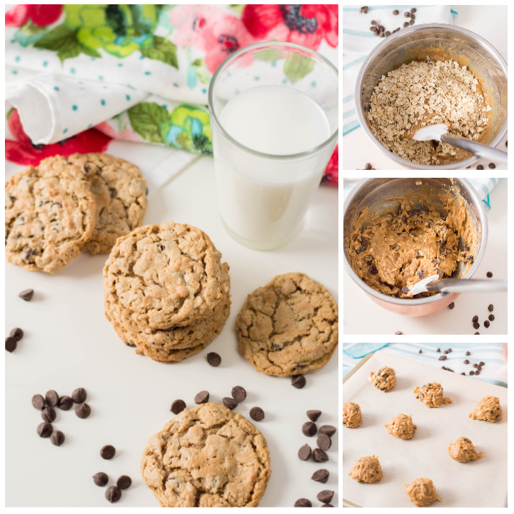 How To Make Chocolate Chip Peanut Butter Oatmeal Cookies 