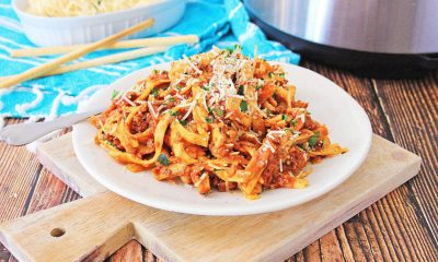 Instant Pot Pasta with Meat Sauce