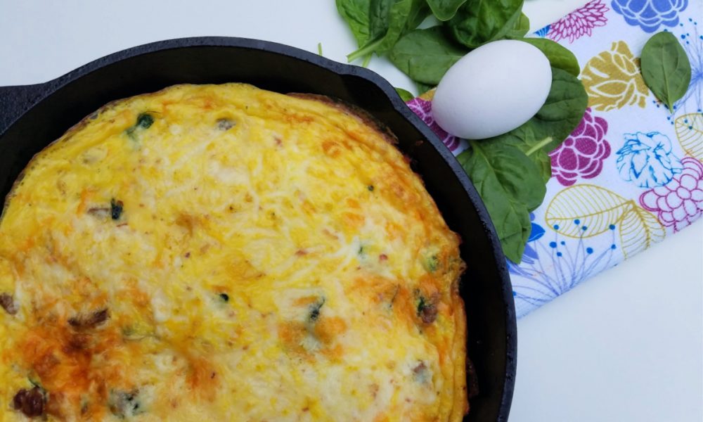Sausage and Spinach Frittata Afropolitan Mom