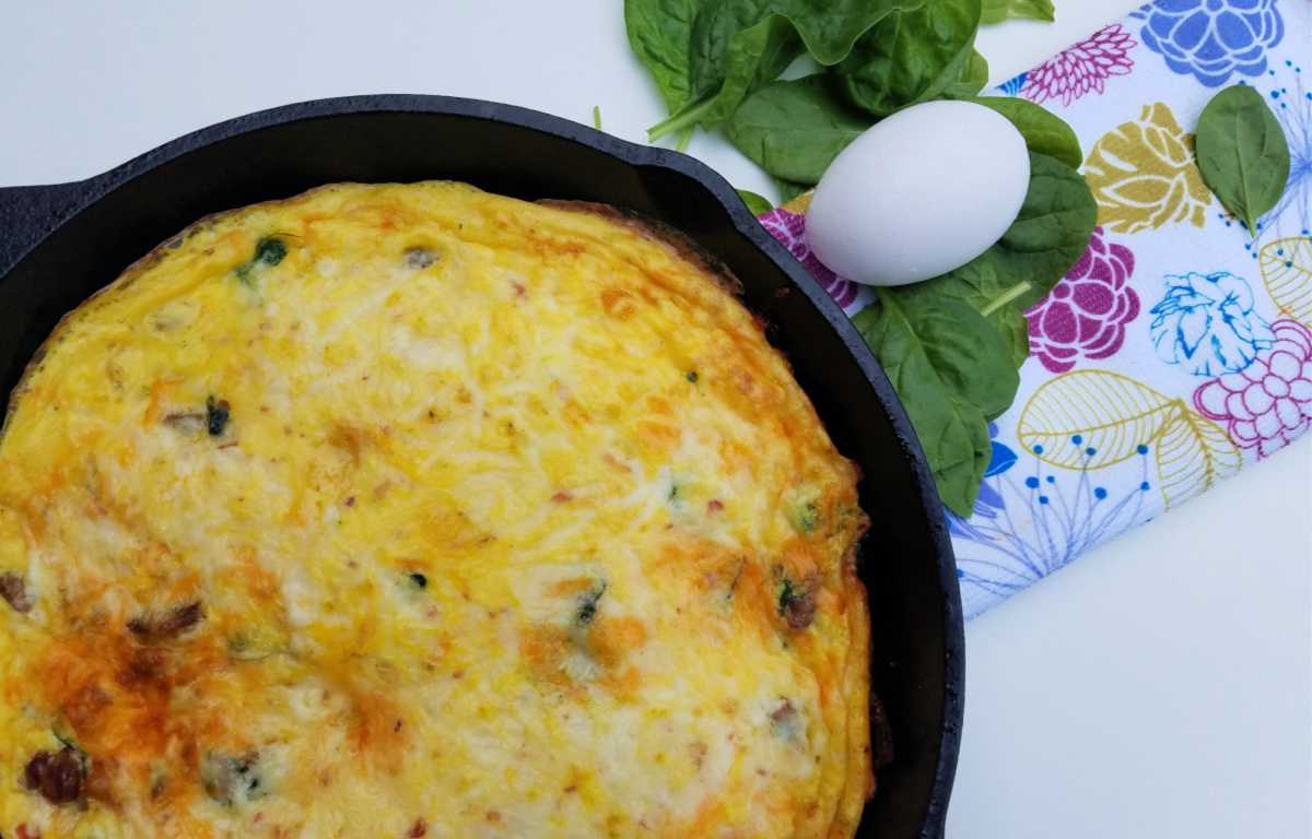 Sausage and Spinach Frittata Recipe