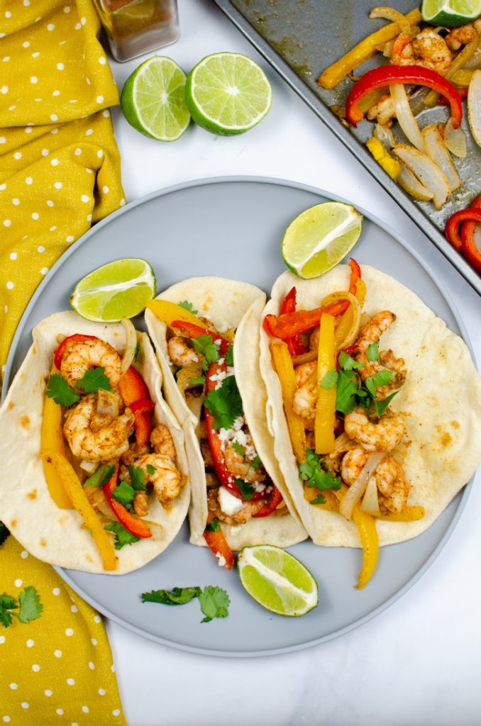 Sheet Pan Shrimp Fajitas Afropolitan Mom